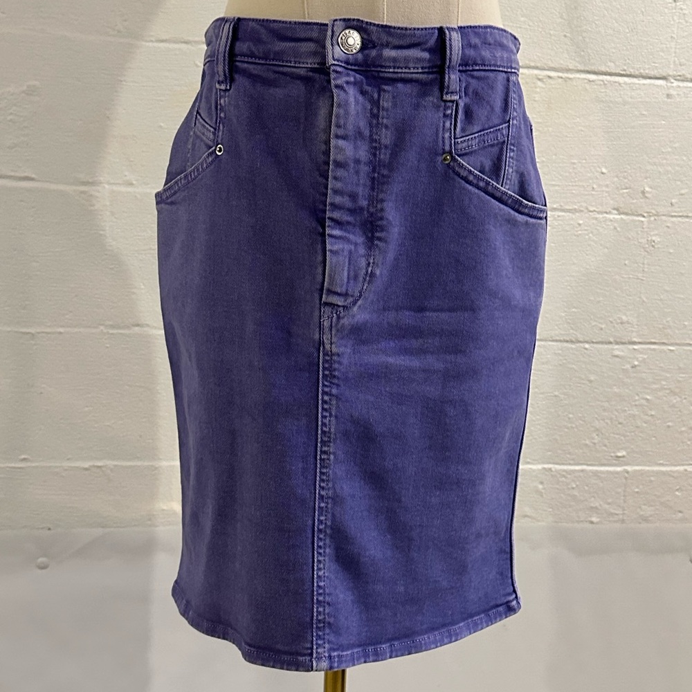Isabel Marant Lavender Nilori Denim Skirt